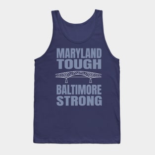 Maryland-Tough-Baltimore-Strong Tank Top